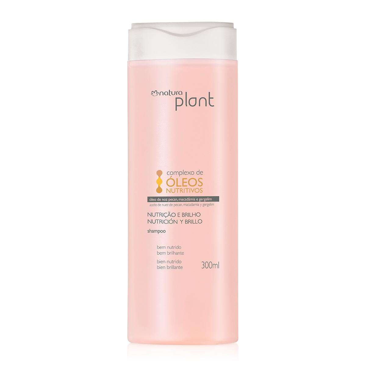 Shampoo Nutrição e Brilho Natura Plant 300 ml