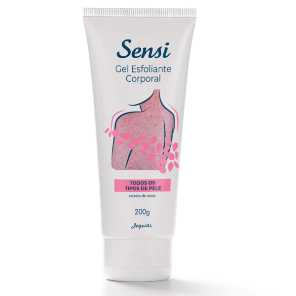 Gel Esfoliante Corporal Sensi Extrato De Rosas Jequiti